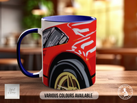 Ferrari 308 GTB Signature Mug – Joel Clark artwork, left view