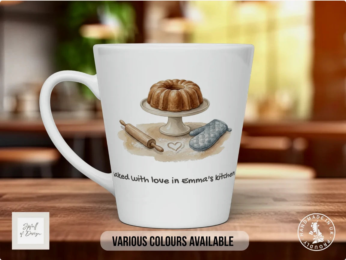 White / Ceramic / 12oz Latte