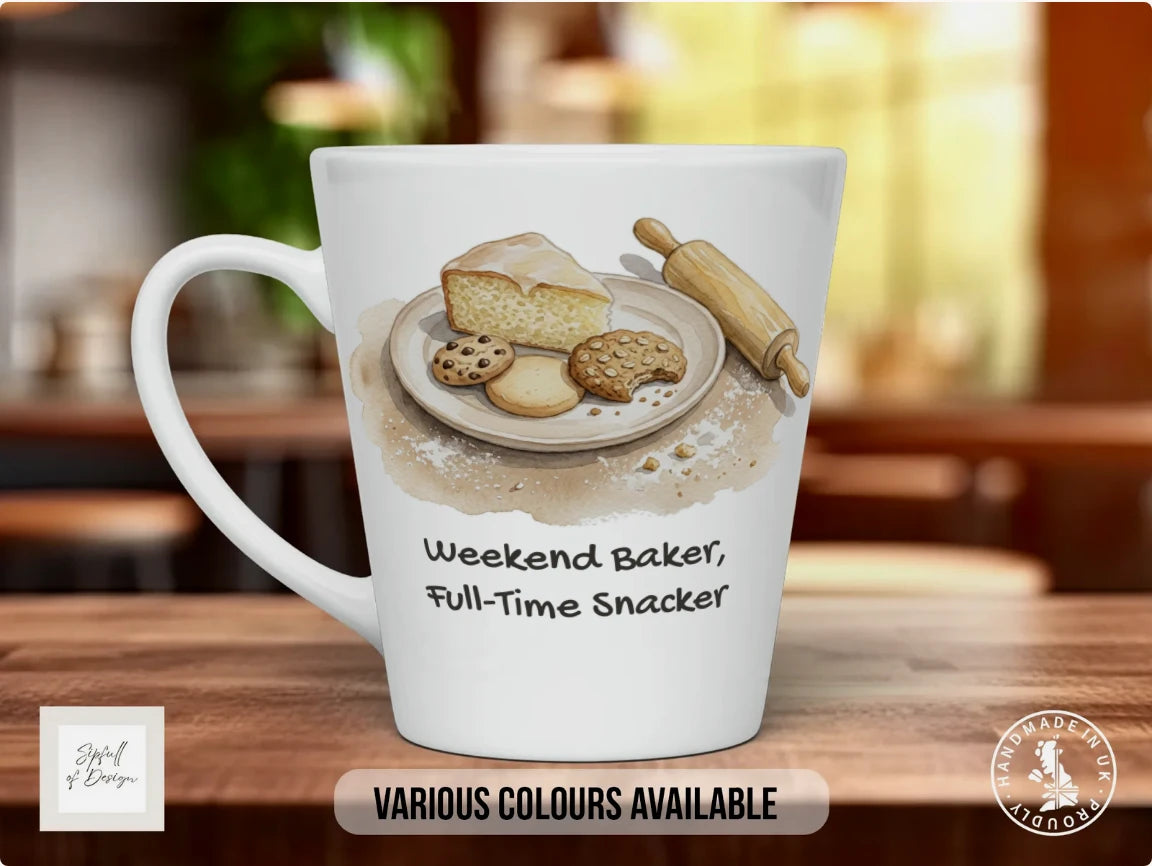 White / Ceramic / 12oz Latte