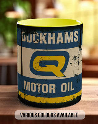 Duckhams Q Motor Oil Mug | Retro Racing Mug for Car Lovers