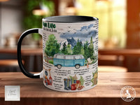 Van Life Camper Mug | Campervan Gift for Adventure Lovers
