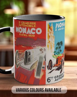 Monaco GP 1930s Mug | Vintage Pre-War Motorsport Gift