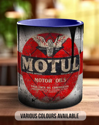 Motul Motor Oil Mug | Vintage Retro Motorsport Garage Gift