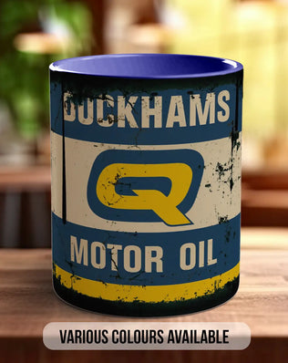 Duckhams Q Motor Oil Mug | Retro Racing Mug for Car Lovers