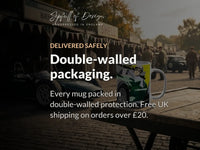 Double-walled packaging — free UK shipping on orders over £20