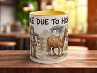 Broke Due to Horses Mug | Funny Horse Owner Gift
