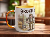 Broke Due to Horses Mug | Funny Horse Owner Gift