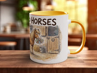 Broke Due to Horses Mug | Funny Horse Owner Gift