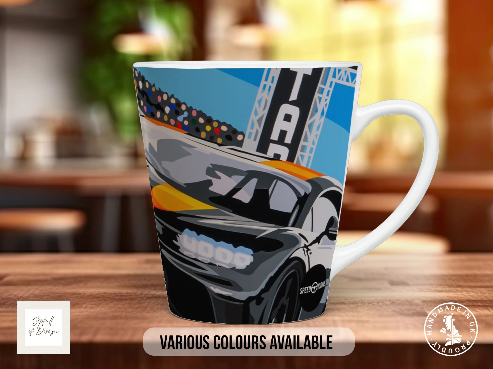 Bugatti Drag Strip – Signature Mug 12oz Latte