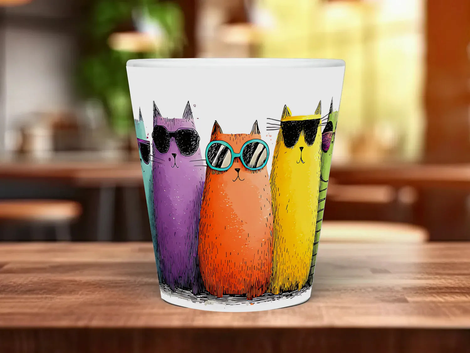 Cats in Sunglasses Mug | Cool Cat Lover Gift 12oz Latte