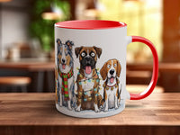 Christmas Dogs Mug | Funny Festive Dog Lover Gift