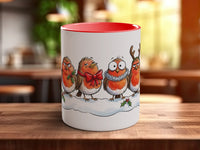 Christmas Robins Mug | Funny Festive Robin Gift