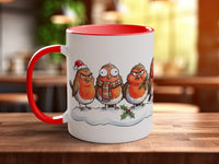 Christmas Robins Mug | Funny Festive Robin Gift