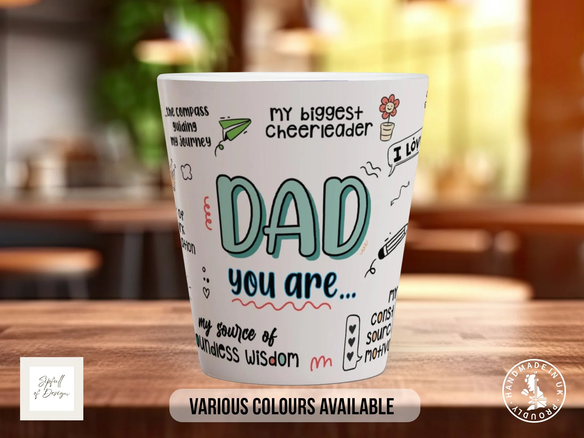 Best Dad You Are Mug | Beautiful Father's Day Gift 12oz Latte