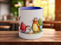 Colourful Penguins Mug | Funny Penguin Lover Gift