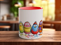 Colourful Robins Mug | Funny Robin Lover Gift