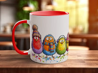 Colourful Robins Mug | Funny Robin Lover Gift
