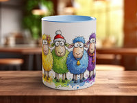 Colourful Sheep Mug | Funny Sheep Lover Gift