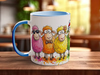 Colourful Sheep Mug | Funny Sheep Lover Gift