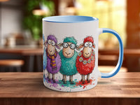 Colourful Sheep Mug | Funny Sheep Lover Gift