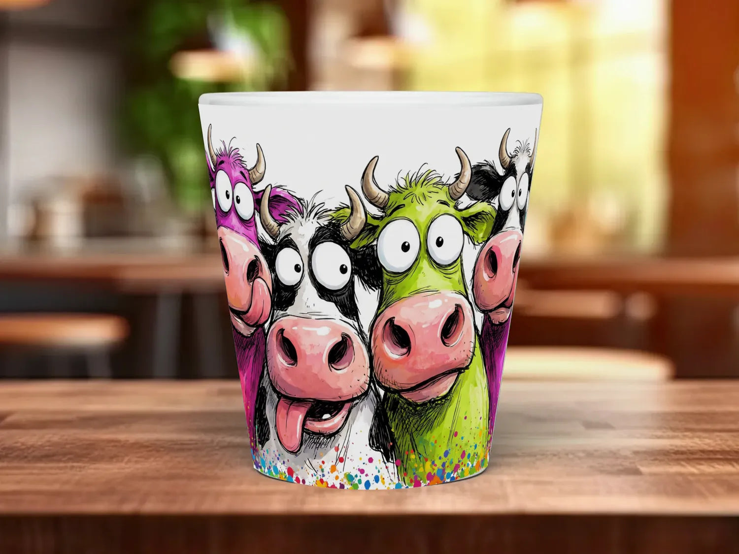 Crazy Cows Mug | Funny Cow Lover Gift 12oz Latte