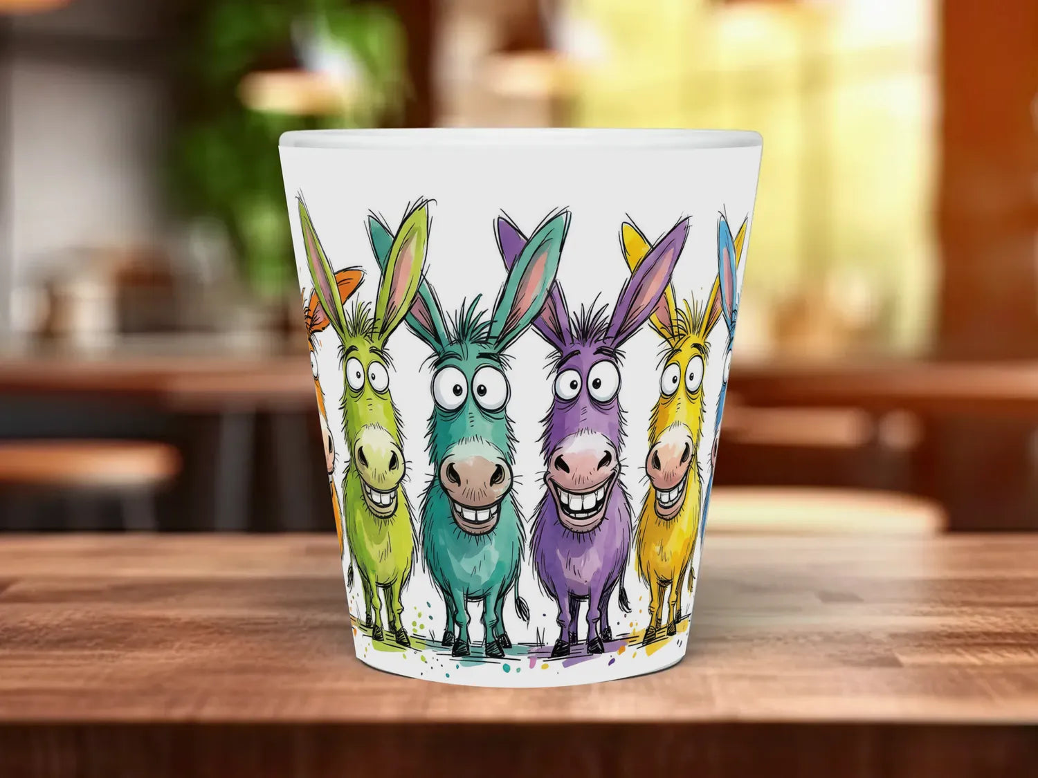 Crazy Donkeys Mug | Funny Donkey Lover Gift 12oz Latte