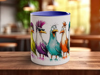 Crazy Seagulls Mug | Funny Seaside Seagull Lover Gift