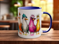 Crazy Seagulls Mug | Funny Seaside Seagull Lover Gift