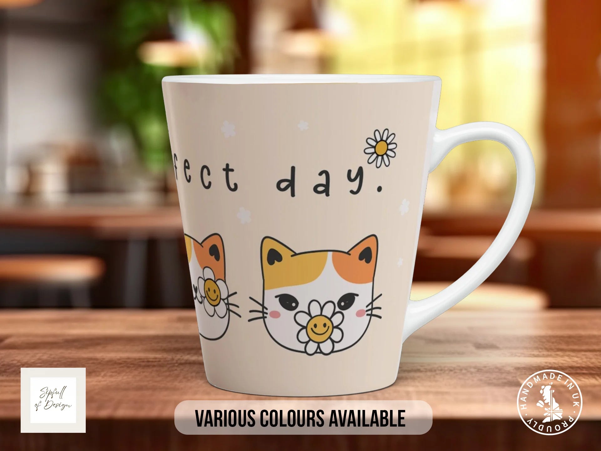 Have a Purrfect Day Cat Mug | Cute Cat Lover Gift 12oz Latte
