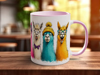 Cute Llamas Mug | Funny Colourful Llama Lover Gift