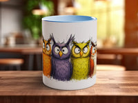 Cute Owls Mug | Funny Grumpy Owl Lover Gift