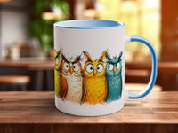 Cute Owls Mug | Funny Grumpy Owl Lover Gift