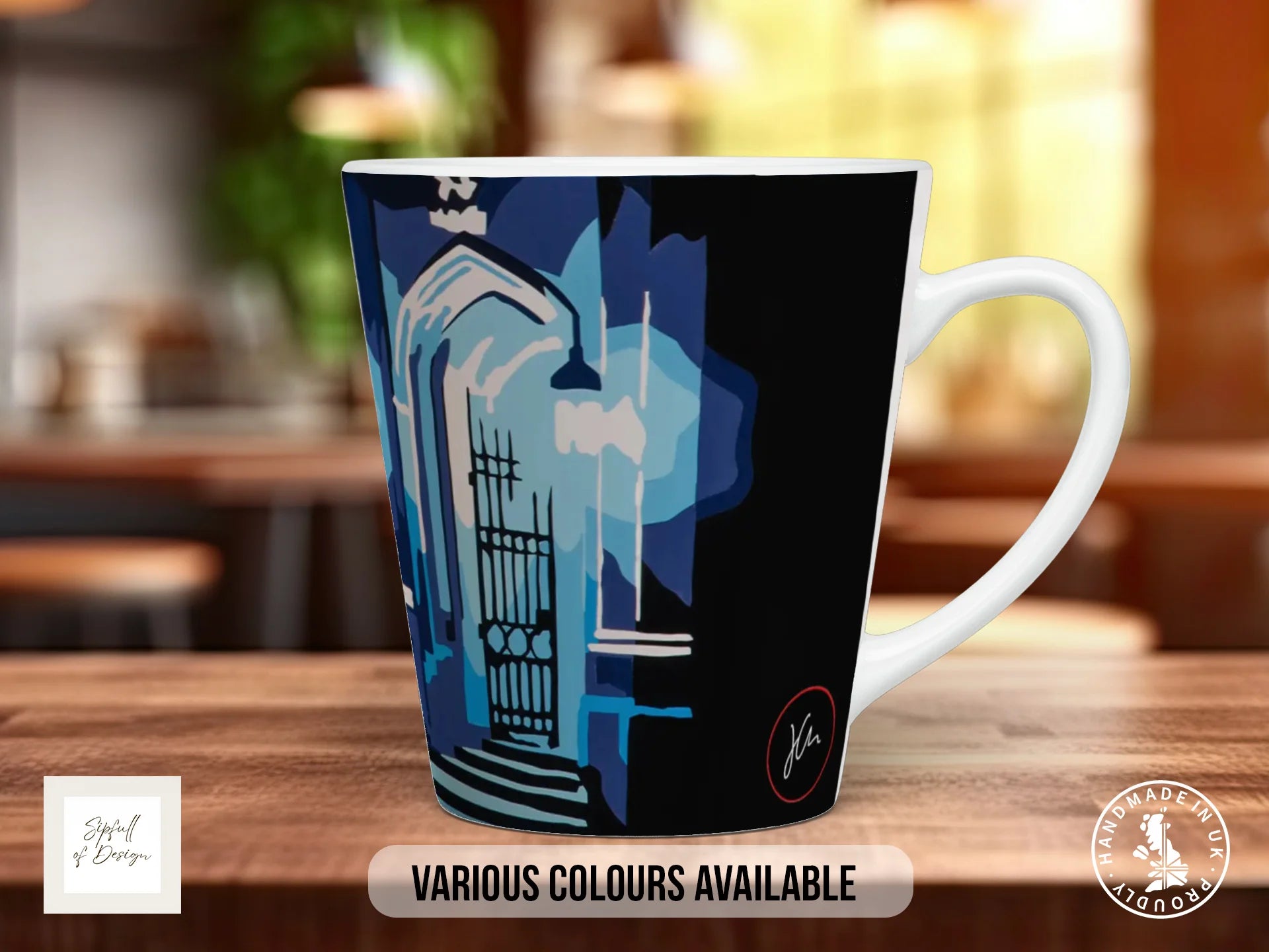 Dark End of London 2 Mug | Joel Clark Signature Art 12oz Latte