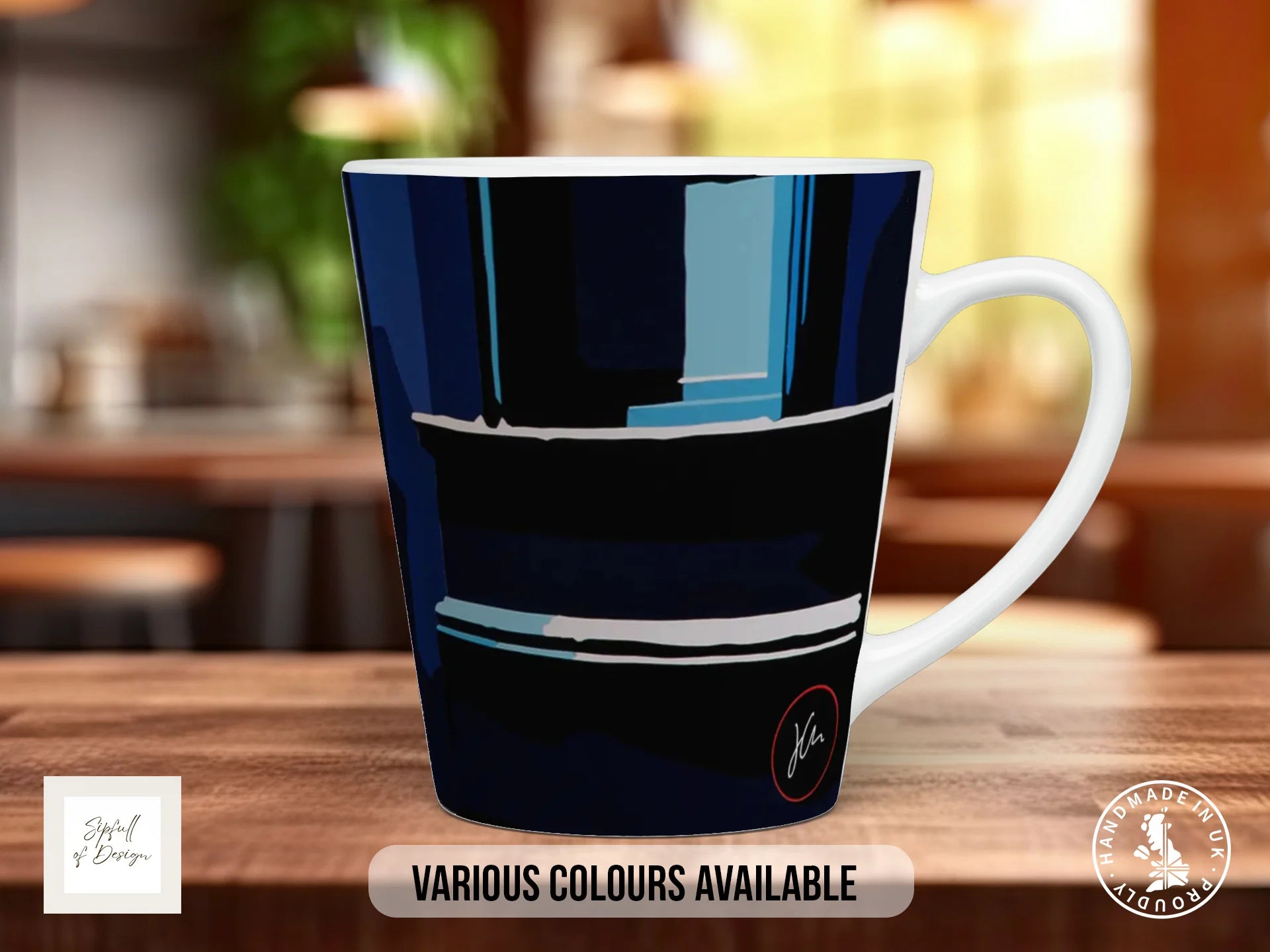 Dark End of London Mug | Joel Clark Signature Art 12oz Latte