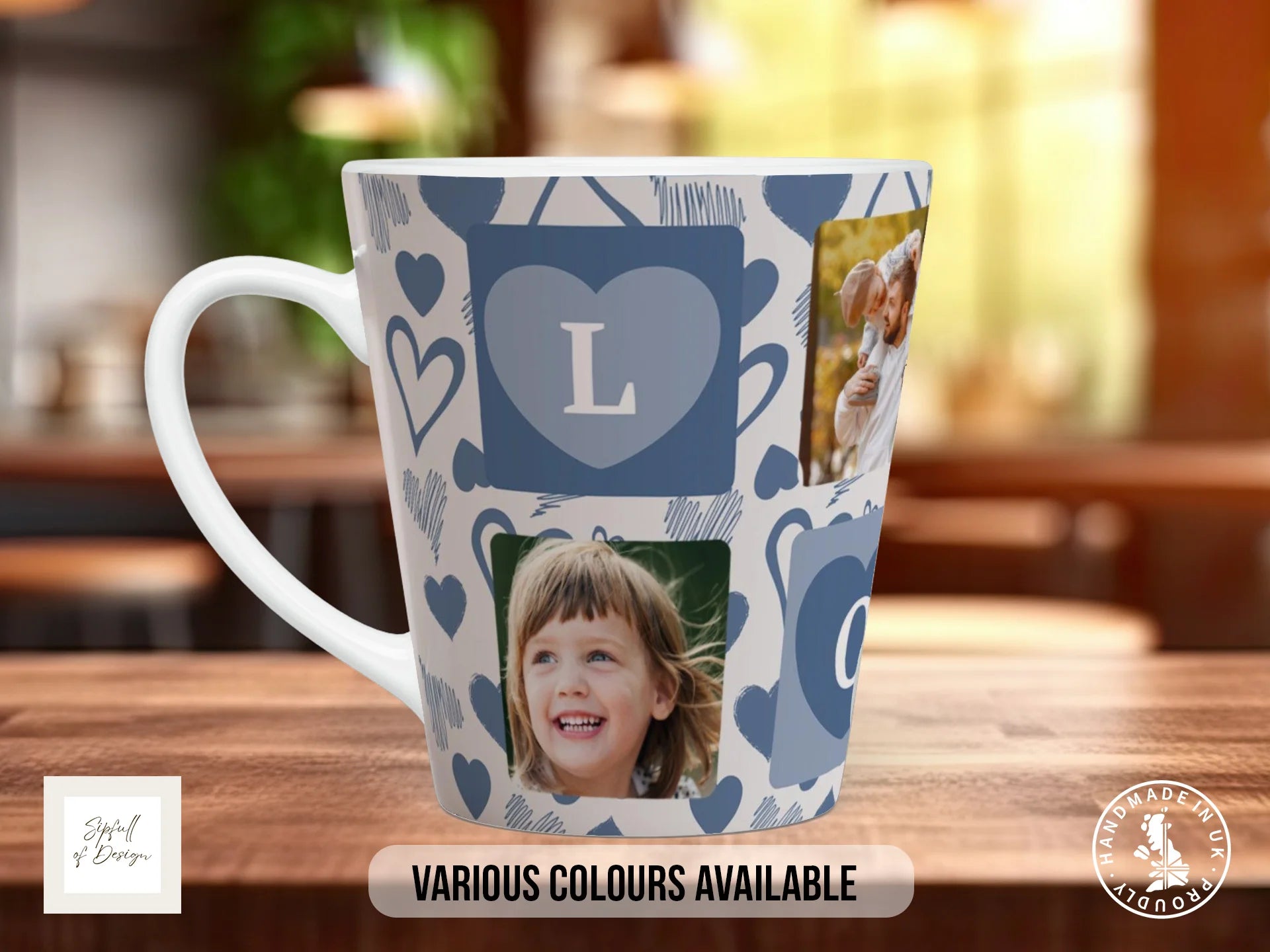 White / Ceramic / 12oz Latte