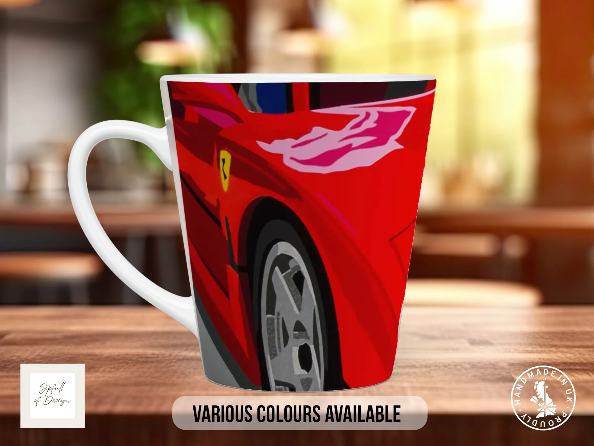 Ferrari F40 Bodywork Detail – Signature Mug 12oz Latte
