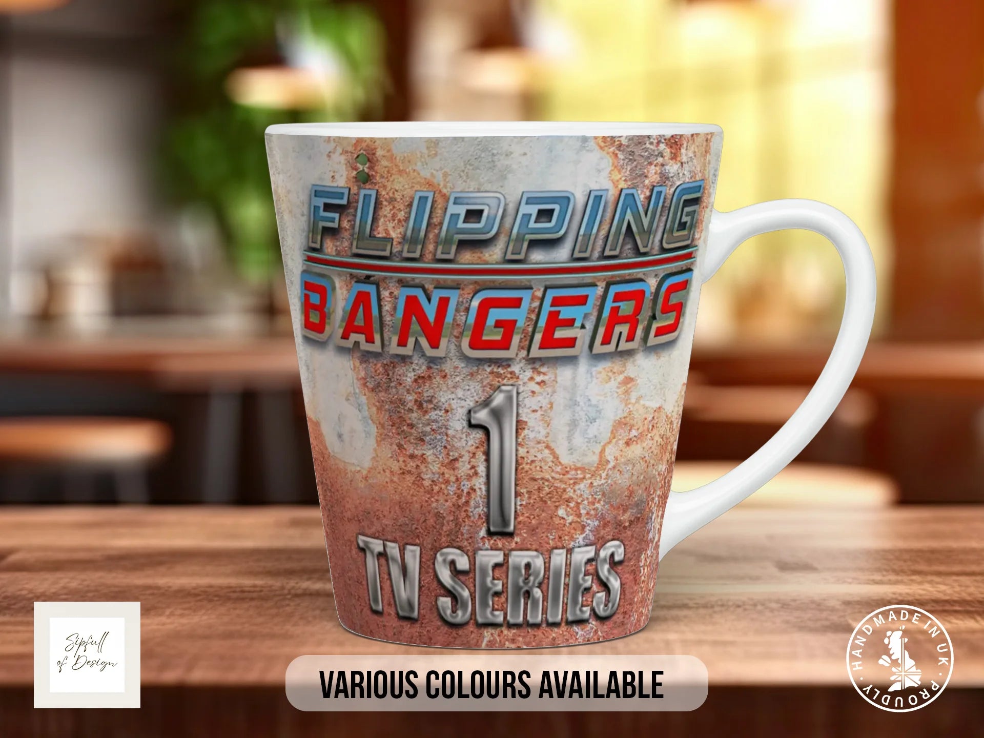 Flipping Bangers TV Series 1 Mug | Official Merchandise 12oz Latte