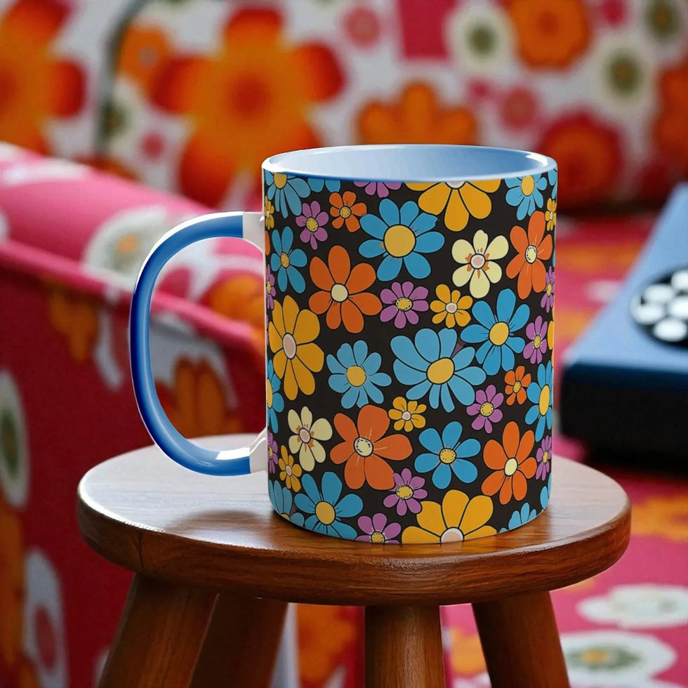 Groovy Flowers Mugs