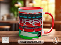 Nottingham Forest City Ground Mug – Joel Clark hand-cut vinyl artwork, right view