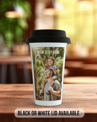 Personalized Photo Travel Mug: Double Insulated Custom Design