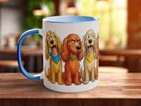 Golden Cocker Spaniels Mug | Funny Golden Cocker Lover Gift