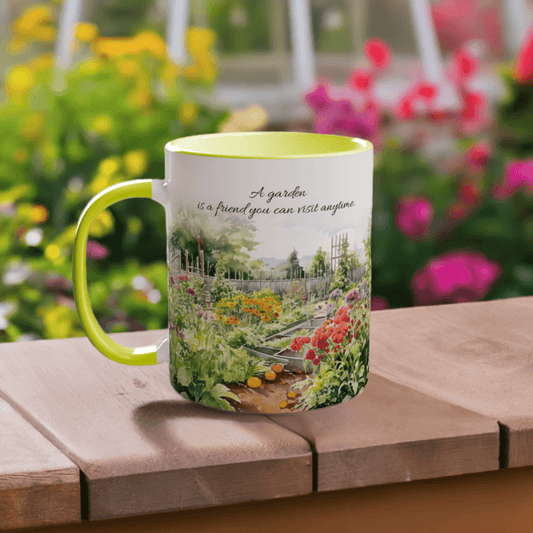 A garden is a friend you can visit anytime Mug - Sipfull of Design