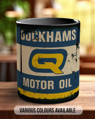 Duckhams Q Motor Oil Mug | Retro Racing Mug for Car Lovers