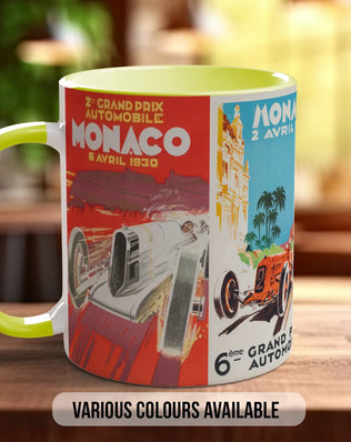 Monaco GP 1930s Mug | Vintage Pre-War Motorsport Gift