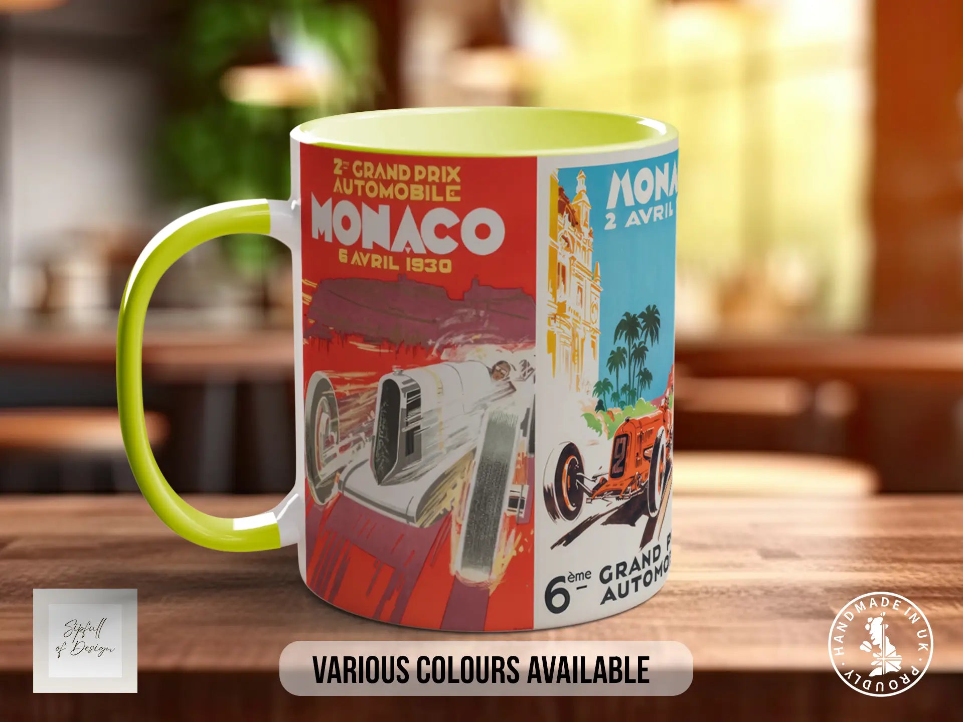 Monaco GP 1930s Mug | Vintage Pre-War Motorsport Gift