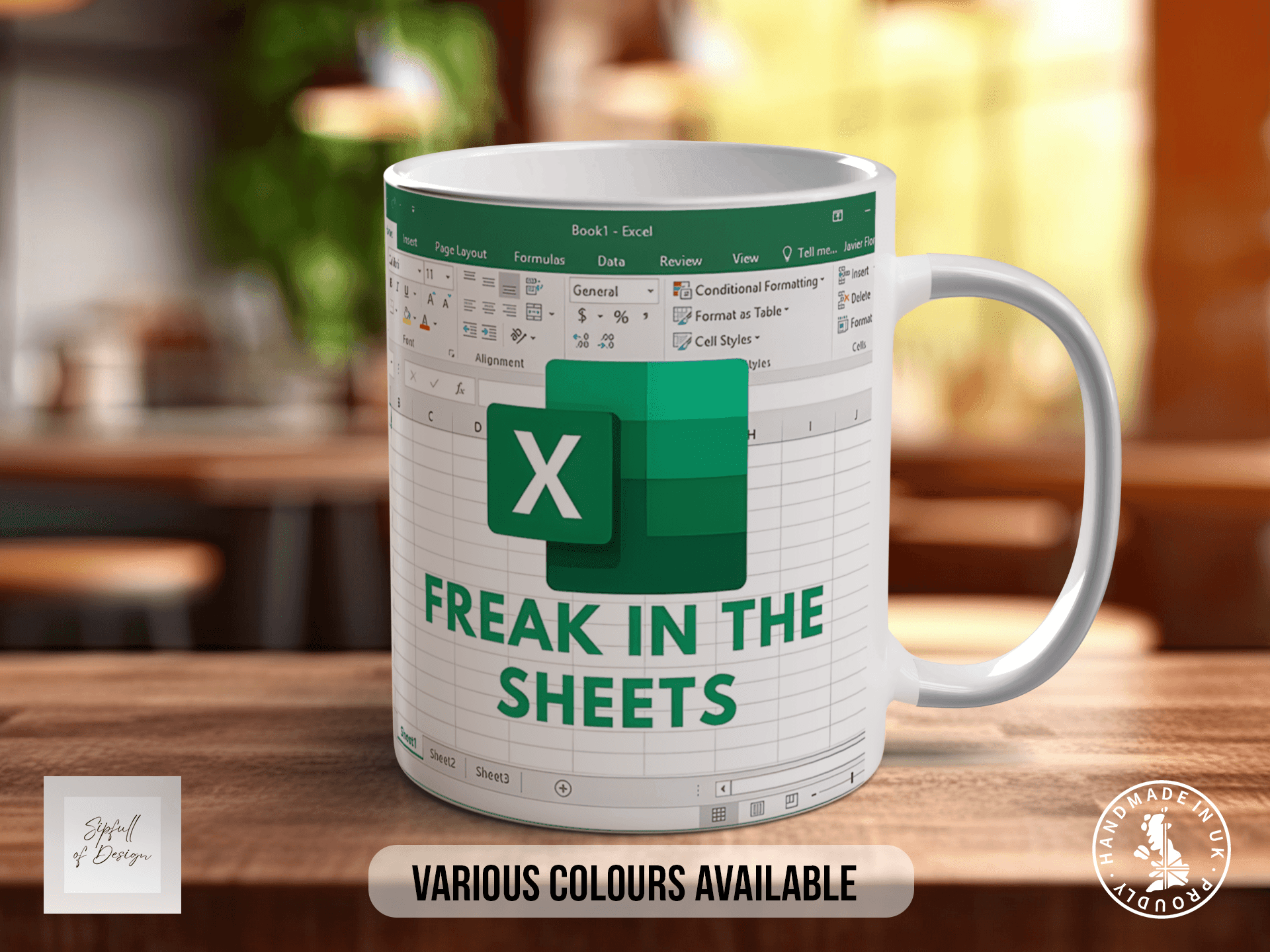 Freak In The Sheets Excel Inspired Mug - Sipfull of Design