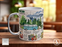 Van Life Camper Mug | Campervan Gift for Adventure Lovers