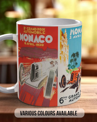 Monaco GP 1930s Mug | Vintage Pre-War Motorsport Gift