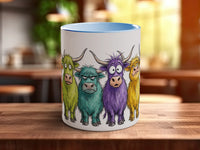 Highland Cows Mug | Funny Highland Cow Lover Gift