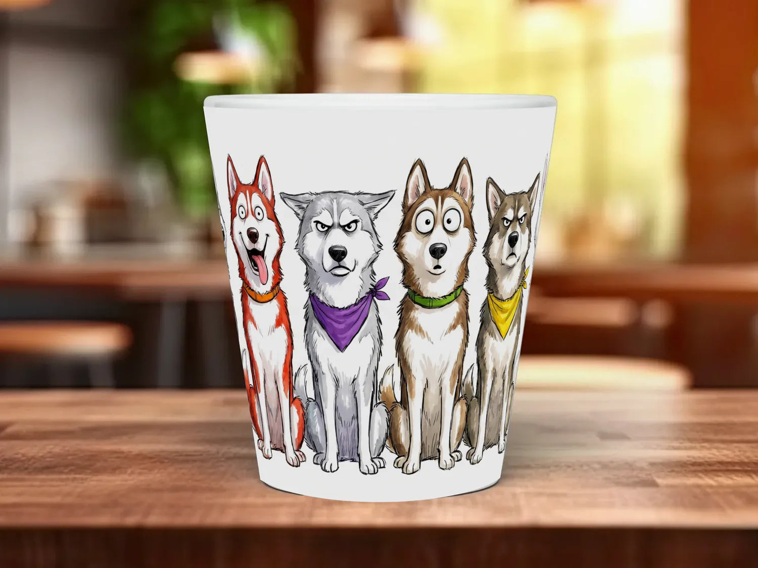 Huskies Mug | Funny Siberian Husky Lover Gift 12oz Latte
